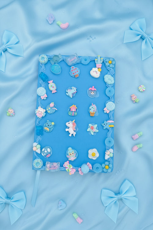 Blue sour candy journal